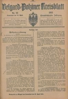 Belgard-Polziner Kreisblatt, 1913, Nr 30