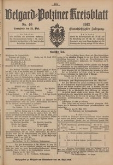 Belgard-Polziner Kreisblatt, 1913, Nr 40