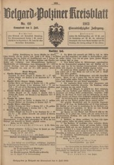 Belgard-Polziner Kreisblatt, 1913, Nr 60