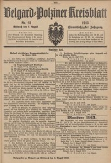 Belgard-Polziner Kreisblatt, 1913, Nr 61