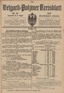 Belgard-Polziner Kreisblatt, 1913, Nr 62