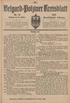 Belgard-Polziner Kreisblatt, 1913, Nr 85