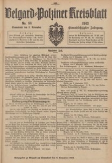 Belgard-Polziner Kreisblatt, 1913, Nr 88