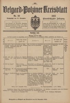 Belgard-Polziner Kreisblatt, 1913, Nr 90