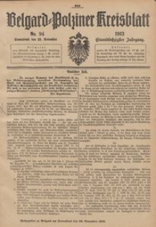 Belgard-Polziner Kreisblatt, 1913, Nr 94