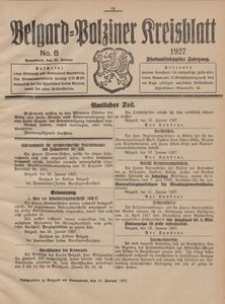 Belgard-Polziner Kreisblatt, 1927, Nr 6