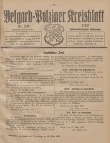 Belgard-Polziner Kreisblatt, 1927, Nr 24