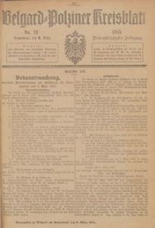 Belgard-Polziner Kreisblatt, 1915, Nr 19