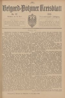 Belgard-Polziner Kreisblatt, 1915, Nr 32