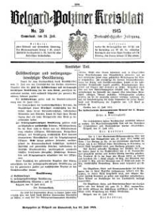 Belgard-Polziner Kreisblatt, 1915, Nr 59