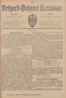 Belgard-Polziner Kreisblatt, 1915, Nr 41