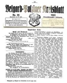 Belgard-Polziner Kreisblatt, 1923, Nr 59