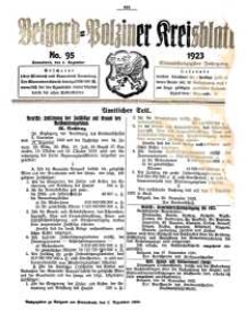 Belgard-Polziner Kreisblatt, 1923, Nr 95
