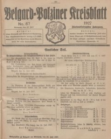 Belgard-Polziner Kreisblatt, 1927, Nr 57