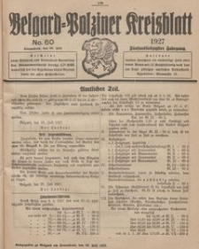 Belgard-Polziner Kreisblatt, 1927, Nr 60