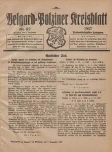 Belgard-Polziner Kreisblatt, 1927, Nr 97