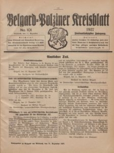 Belgard-Polziner Kreisblatt, 1927, Nr 101