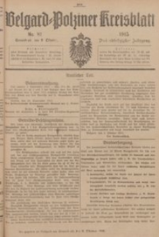 Belgard-Polziner Kreisblatt, 1915, Nr 81