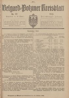 Belgard-Polziner Kreisblatt, 1915, Nr 83