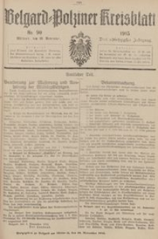 Belgard-Polziner Kreisblatt, 1915, Nr 90