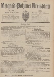 Belgard-Polziner Kreisblatt, 1915, Nr 102