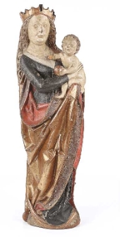Sculpture Maria with a Child