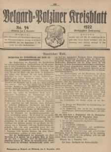 Belgard-Polziner Kreisblatt, 1922, Nr 94