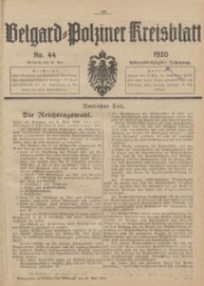 Belgard-Polziner Kreisblatt, 1920, Nr 44