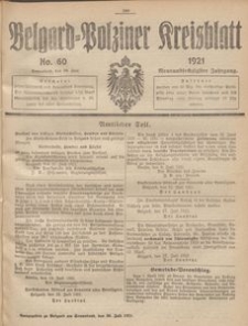 Belgard-Polziner Kreisblatt, 1921, Nr 60