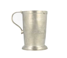 Kufel bractwa czeladnik&oacute;w NN cechu w Stolpie