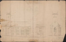 Zeichnung zum Umbau des Klostergeb&auml;udes