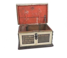 Skrzynia cechu tkaczy w Słupsku