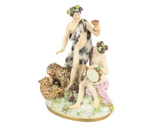 Bachus - grupa porcelanowa