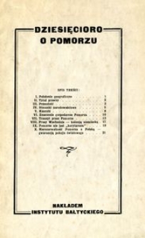 Dziesięcioro o Pomorzu