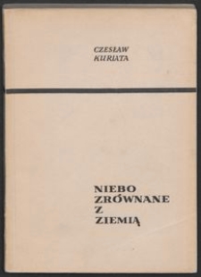 Niebo zr&oacute;wnane z ziemią