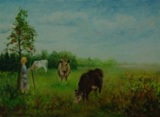 Pastwisko i pole pana Zabłockiego