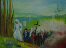 Barwna pielgrzymka na Kalwarię Wejherowską