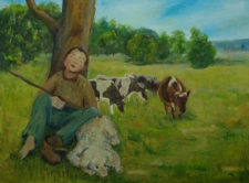 Remus jako parobek u gospodarza Zabłockiego