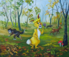 P&ograve;wi&ocirc;stczi i &ograve;p&ograve;wi&ocirc;stczi dl&ocirc; &Ograve;liwiera. Zajck - kr&oacute;l lasa