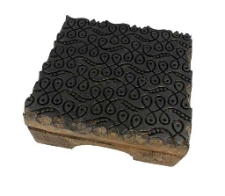 Klocek do drukowania tkanin