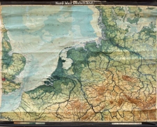 Niemcy północno-zachodnie - mapa geofizyczna
