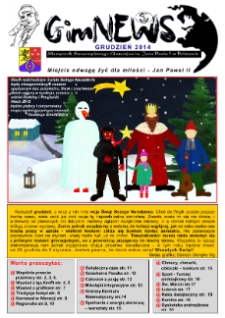 GimNews. Miesięcznik Samorządowego Gimnazjum im. Jana Pawła II w Bolszewie, 2014, grudzień