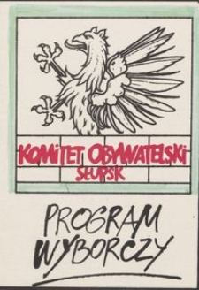 Komitet Obywatelski Słupsk. Program wyborczy - ulotka