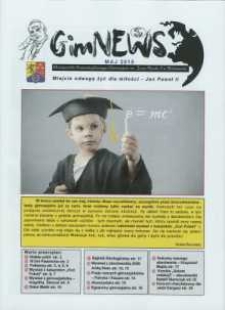 GimNEWS. Miesięcznik Samorządowego Gimnazjum im. Jana Pawła II w Bolszewie, 2015, maj
