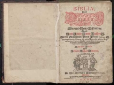 Biblia, Das ist die gantze Schrift Altes und Neues Testaments
