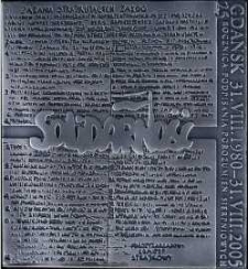 Medal z okazji 25. rocznicy podpisania Porozumień Sierpniowych i powstania NSZZ "Solidarność"