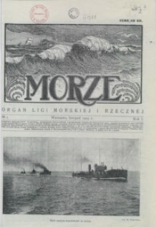 Morze, 1924, nr 1