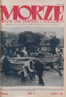 Morze, 1926, nr 8