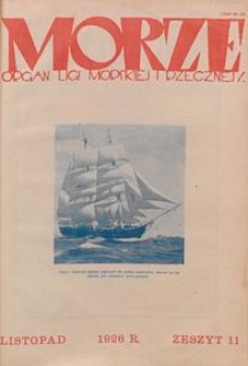Morze, 1926, nr 11