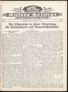 Unsere Heimat. Beilage zur K&ouml;sliner Zeitung Nr. 4/1932